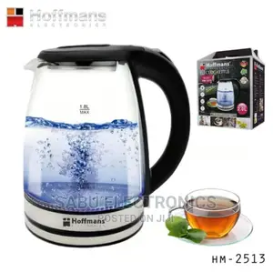 Glass Electric Kettle 2L- Hoffmans