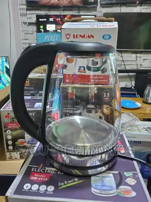 Glass Electric Kettle 2L- Hoffmans