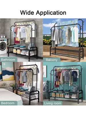 Clothing Rack With Wheels
