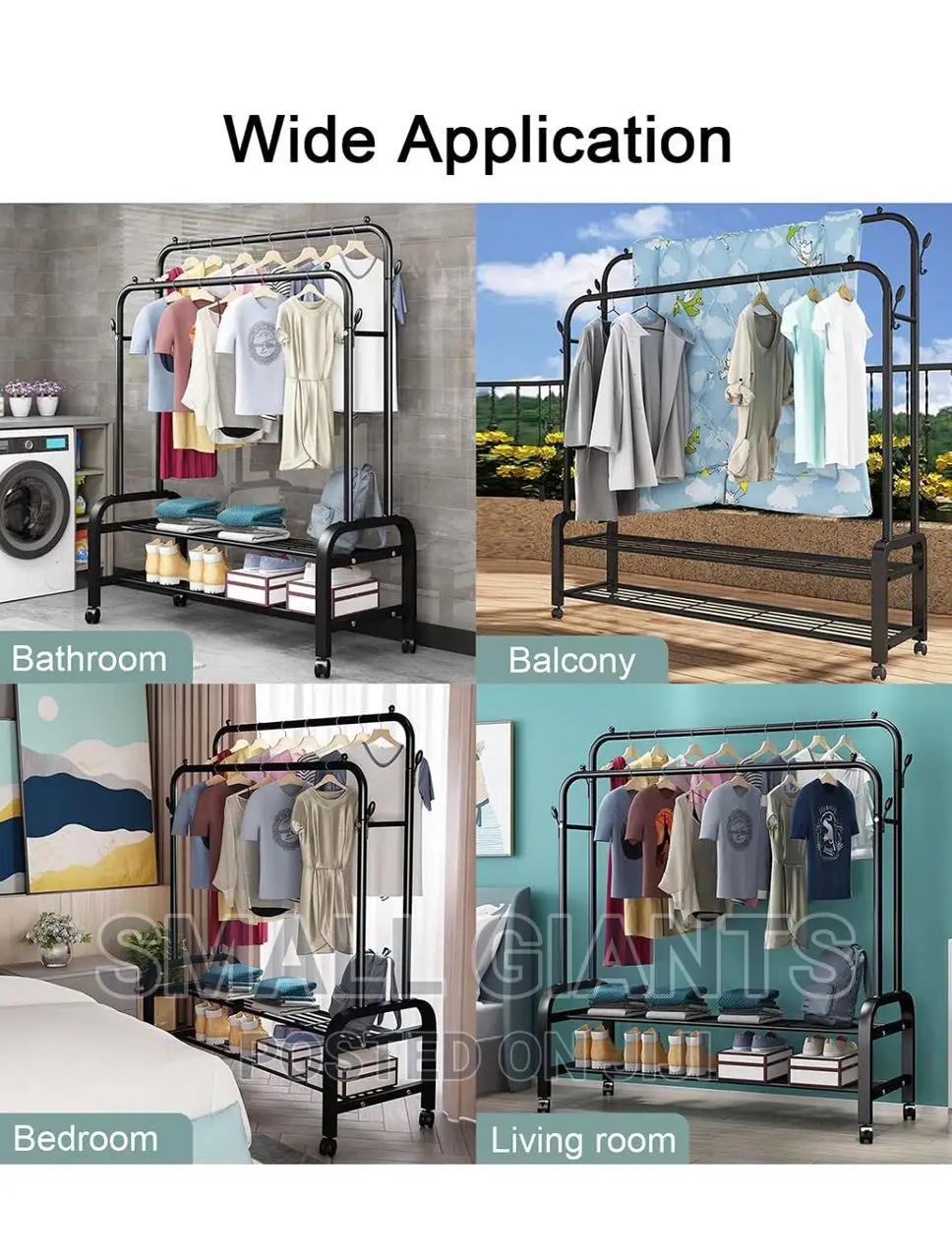 Clothing Rack With Wheels