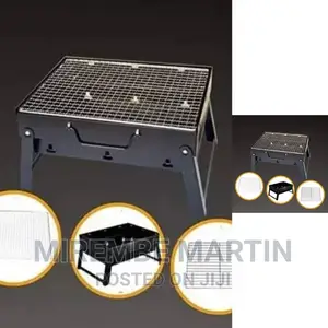 Black in Color Portable BBQ Grill