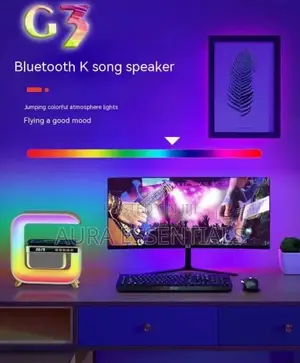 Multifunctional G Shaped Light Wireless Charge Alarm Clock
