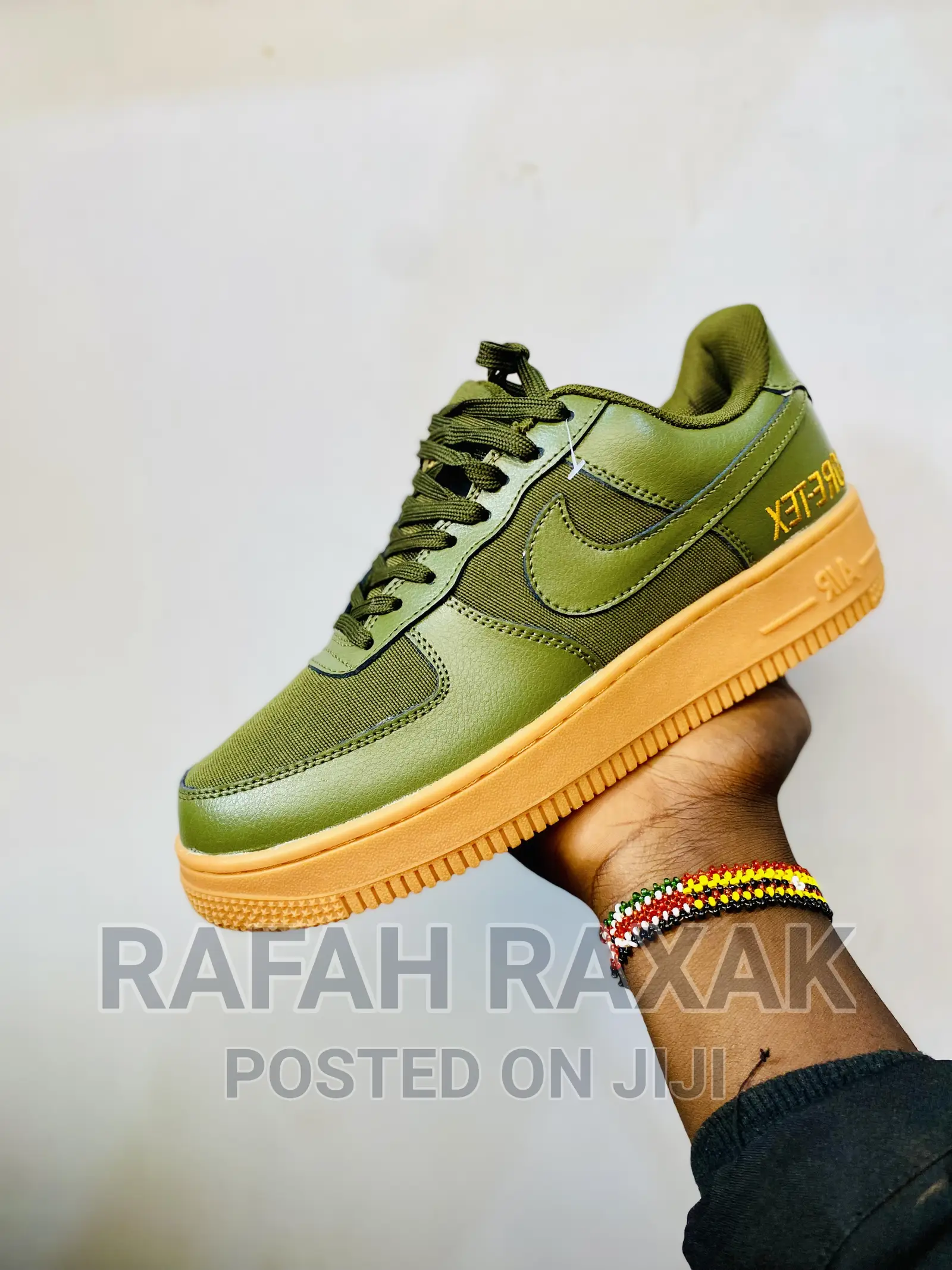 Original Green Nike Airforce Gore-Tex Sneakers