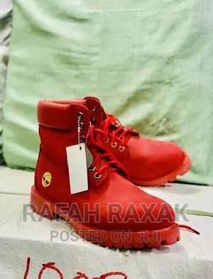 Original Red Timberland 6 Inc Boots