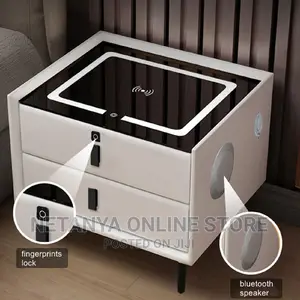 Smart Bedside Table With Bluetooth Speaker