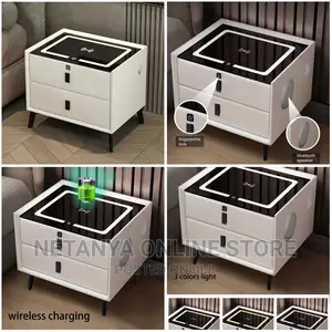 Smart Bedside Table With Bluetooth Speaker