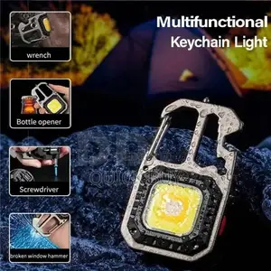 Rechargeable Multifunctional Keychain Light