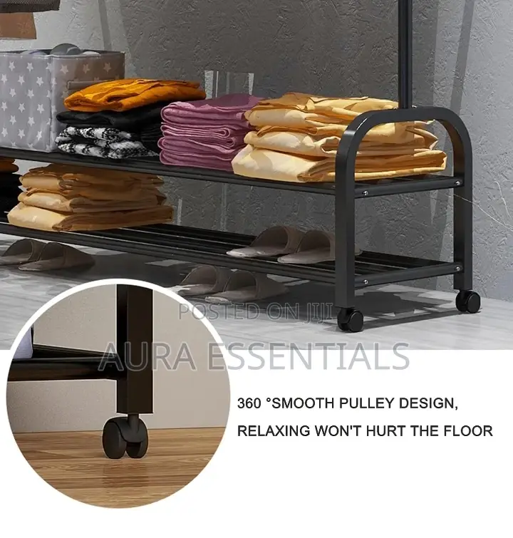 Clothes Rack With Wheels