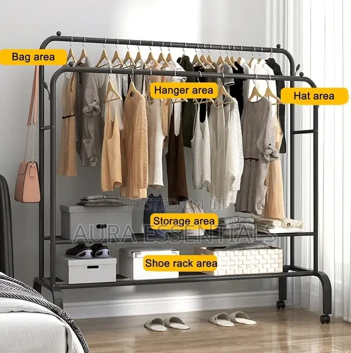Clothes Rack With Wheels