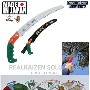 Japan SAMURAI Heavy-Duty 13" Curved Pruning Saw and Scabbard