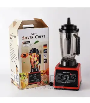 Silver Crest 2L Premium Commercial Blender - Red