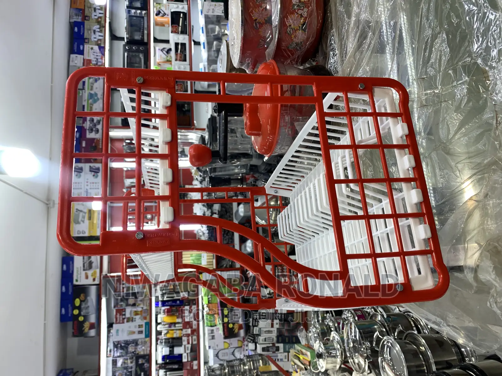 Classic Hard Plastic Plate Rack