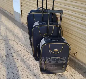 Large Size Travel Suitcase - Black