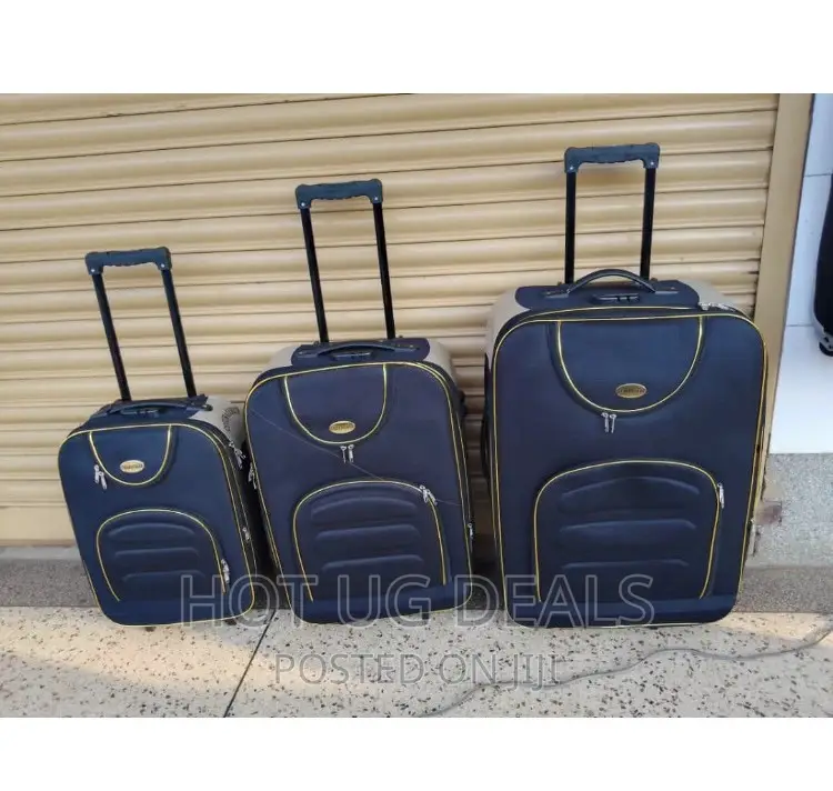 Large Size Travel Suitcase - Black