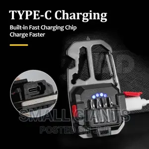 Rechargeable Multifunctional Keychain Light