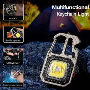 Rechargeable Multifunctional Keychain Light
