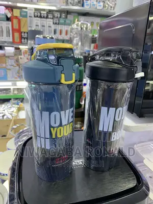 Classic Water Bottle With Straws