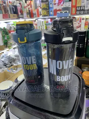Classic Water Bottle With Straws