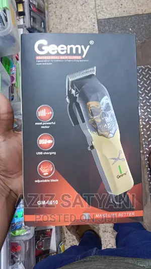 Sokany Geemy Regheable Hair Clipper Shaving Machine – White