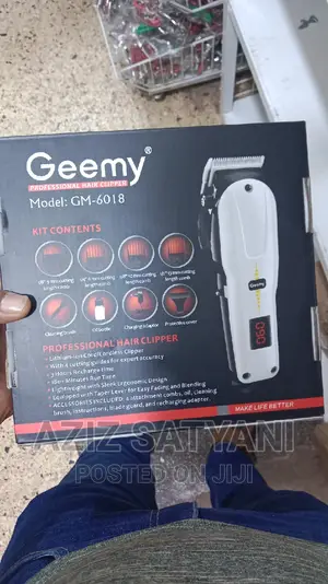 Sokany Geemy Regheable Hair Clipper Shaving Machine – White