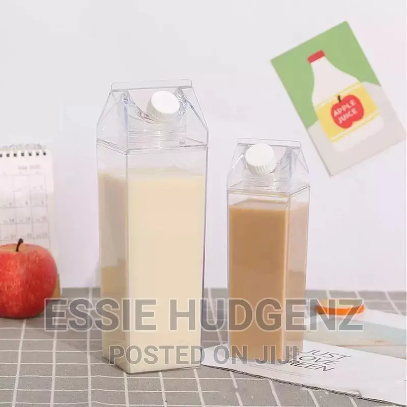 (500/1000)Mls Transparent Water Milk Bottle