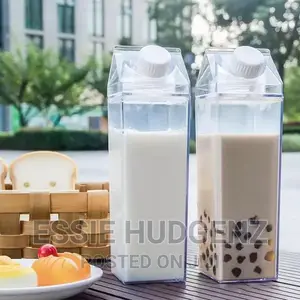 (500/1000)Mls Transparent Water Milk Bottle