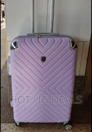 Medium Size Water Resistant Travel Suitcases- Pink