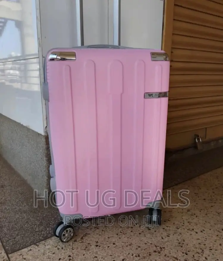 Medium Size 4-Wheel Spinner Travel Suitcase Bag- Pink