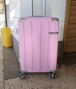 Medium Size 4-Wheel Spinner Travel Suitcase Bag- Pink