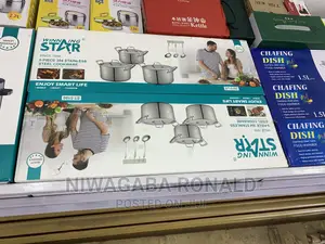 Heavy Stainless 3pc Set Cookware Serving Dishes