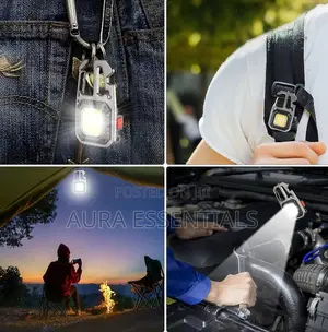 Rechargeable Multifunctional Keychain Light