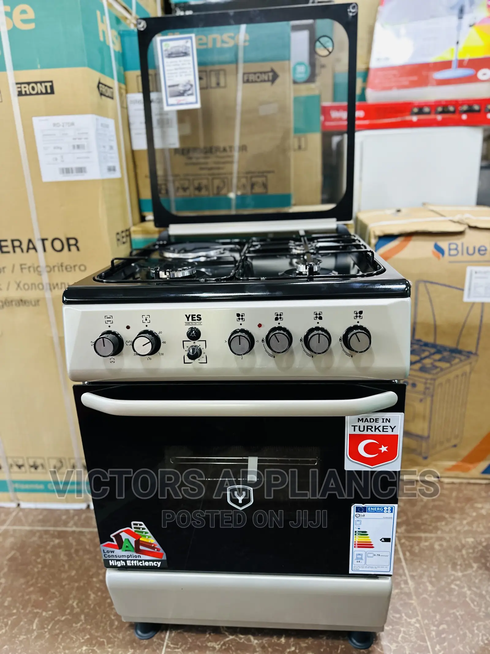 Yes Cooker 3gas 1electric 60c60cm