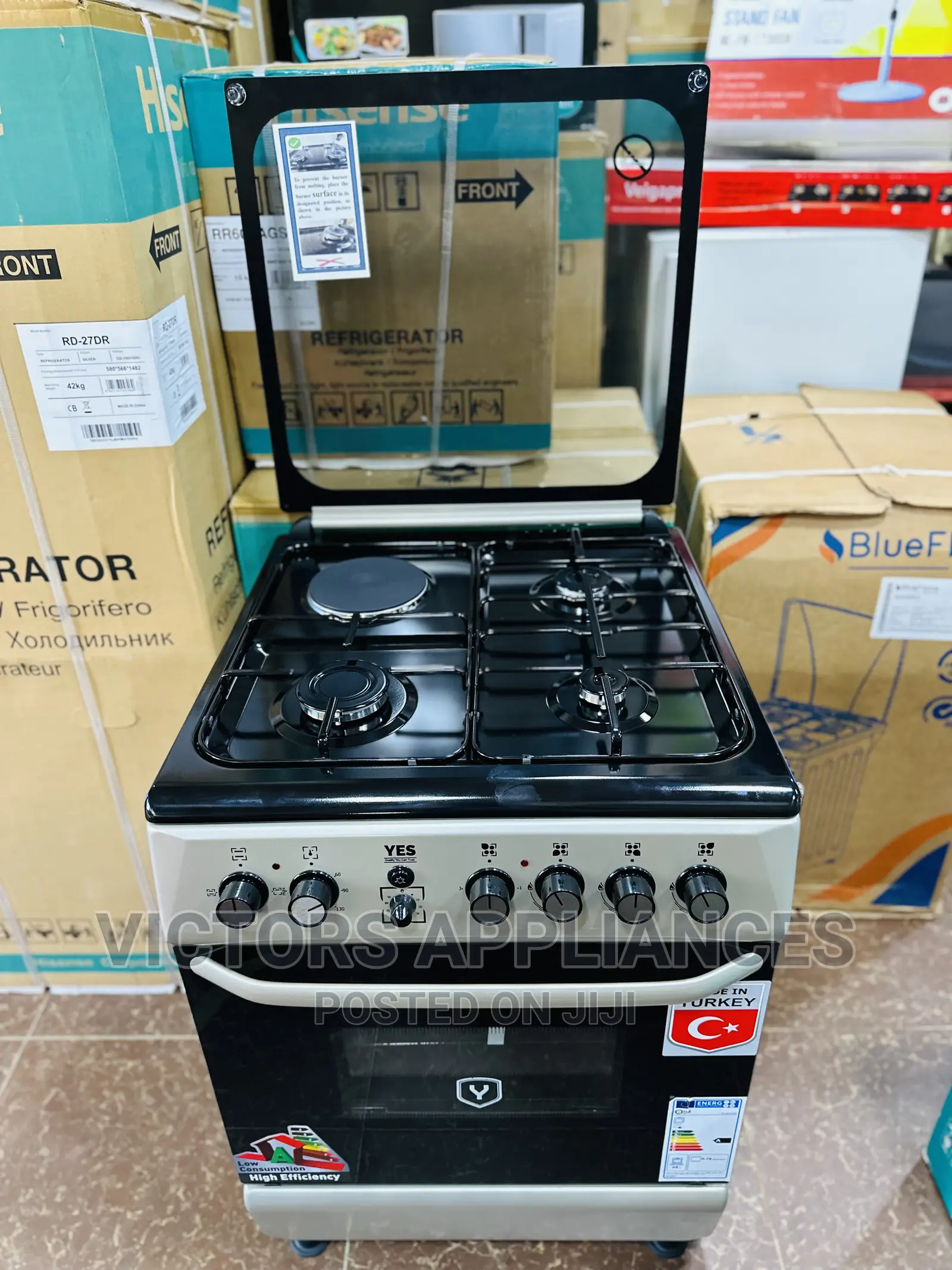 Yes Cooker 3gas 1electric 60c60cm