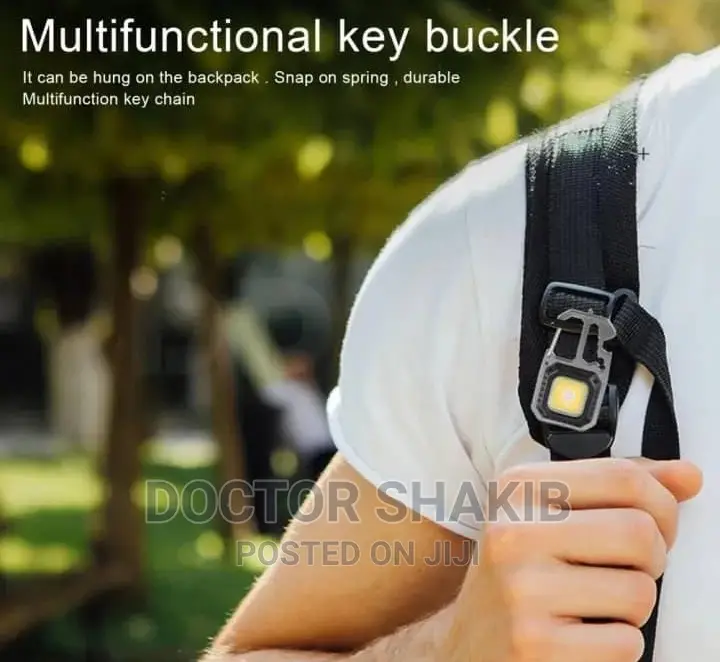 Rechargeable Multifunctional Keychain Light