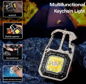Rechargeable Multifunctional Keychain Light