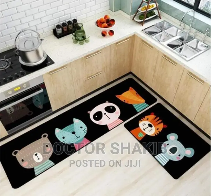 Modern Non-Slip House Kitchen Rug/Mat
