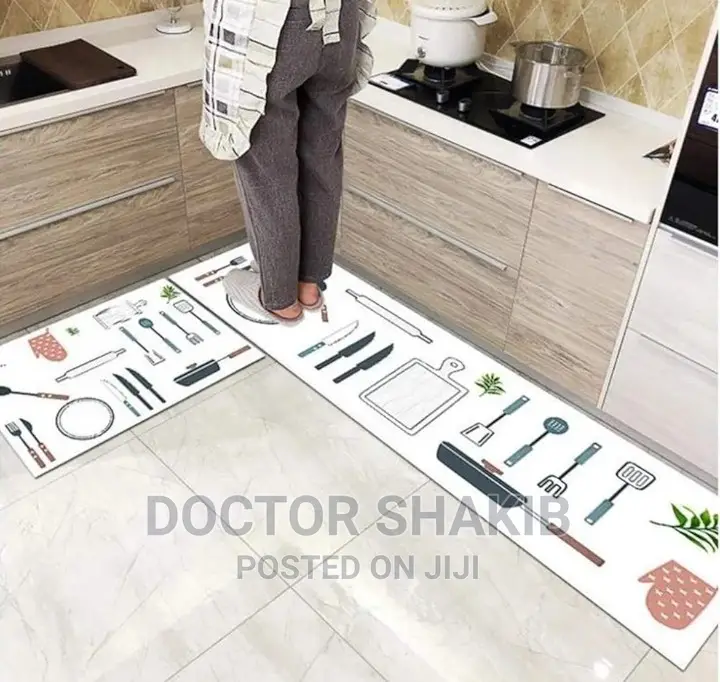 Modern Non-Slip House Kitchen Rug/Mat