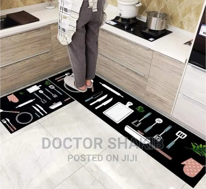 Modern Non-Slip House Kitchen Rug/Mat