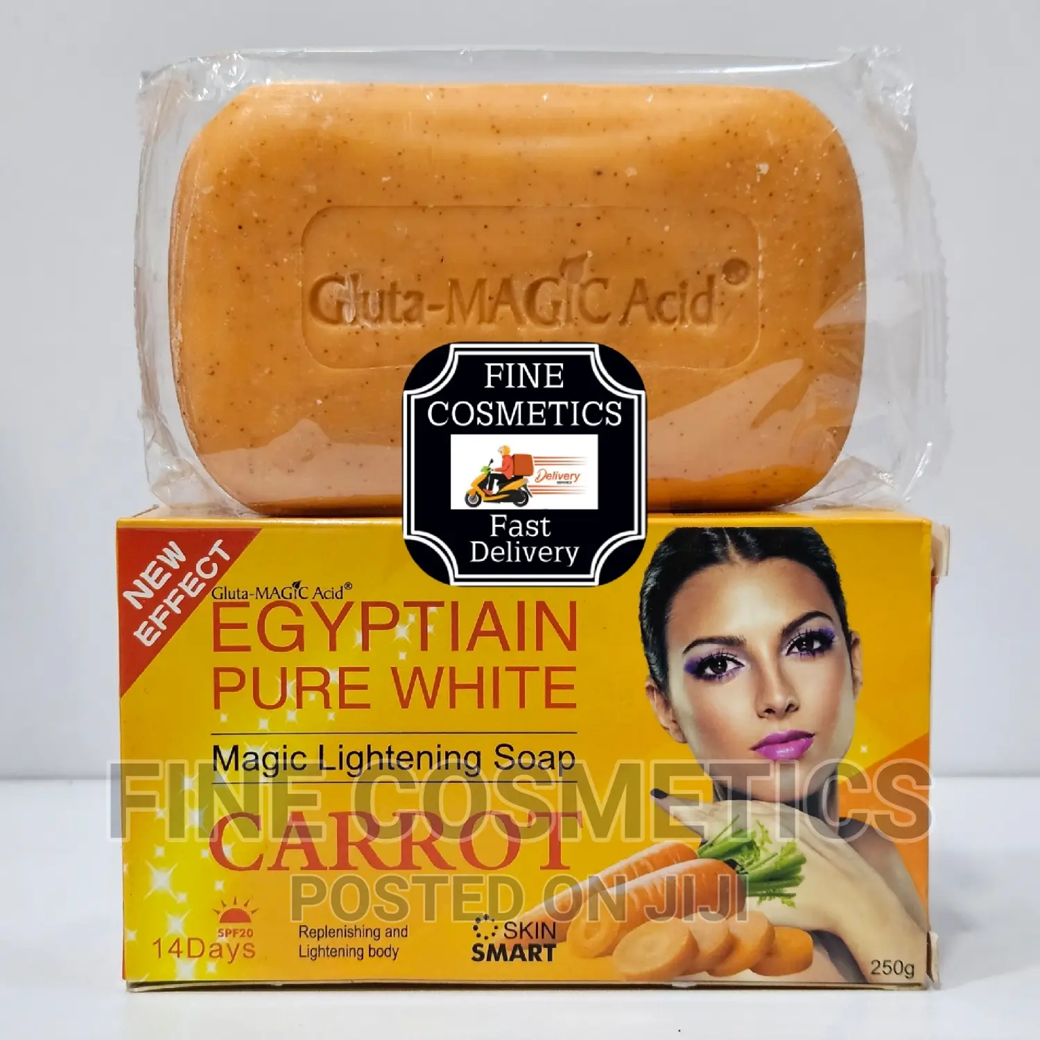 New Effective Egyptian Purewhite Gluta Carrot Lighten'g Soap