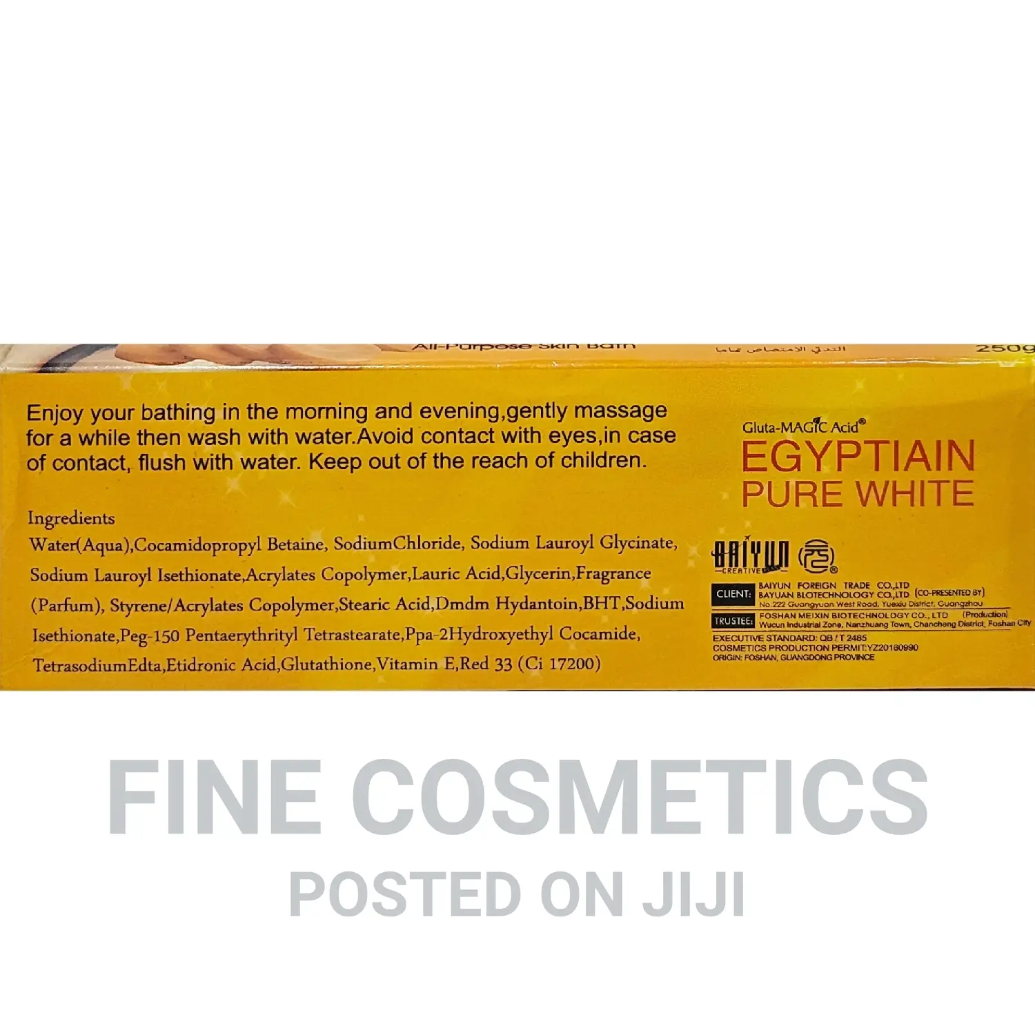New Effective Egyptian Purewhite Gluta Carrot Lighten'g Soap