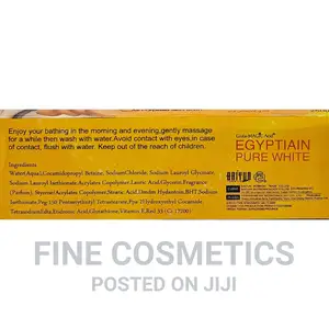 New Effective Egyptian Purewhite Gluta Carrot Lighten'g Soap