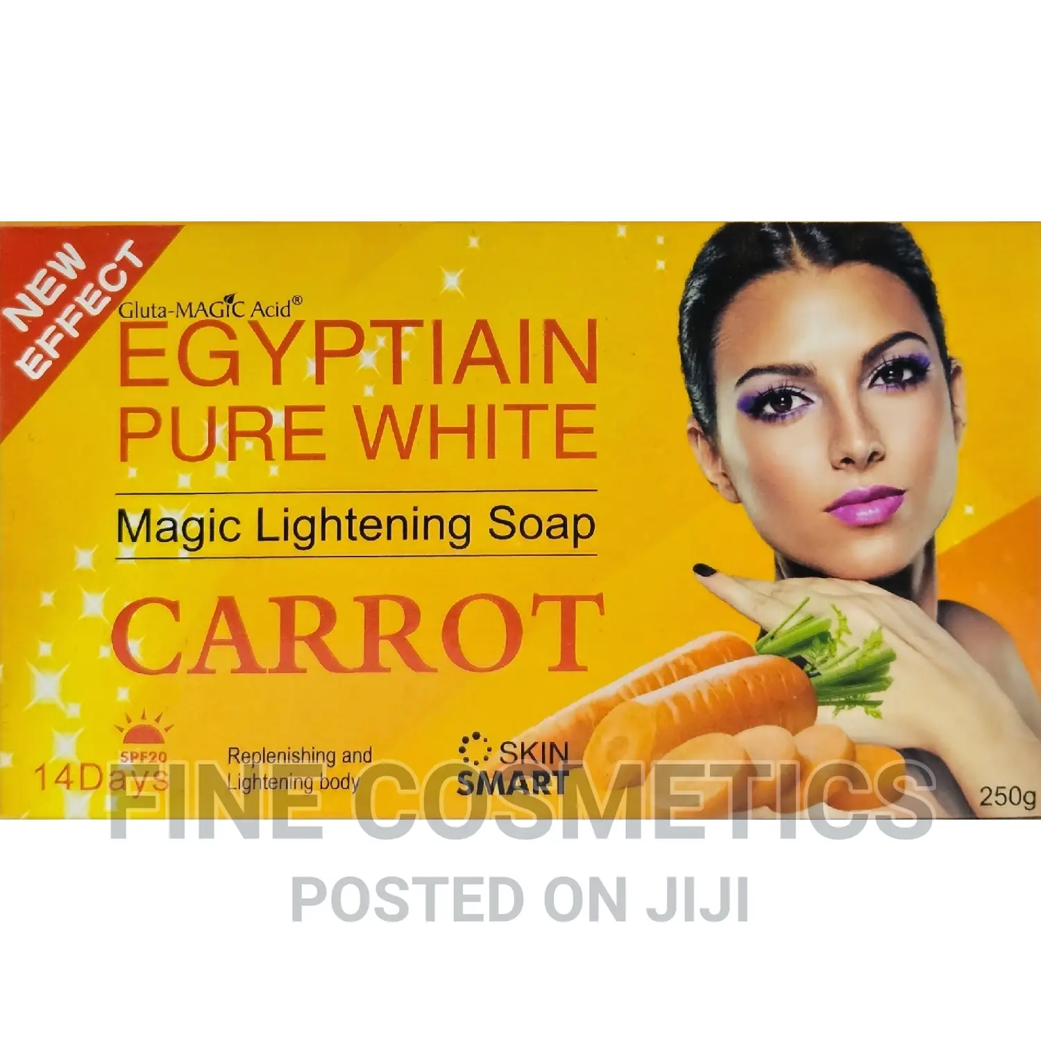 New Effective Egyptian Purewhite Gluta Carrot Lighten'g Soap