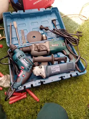 Drill Set, 2 Drills, One Grinder