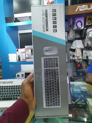 Wireless Keyboard With a Mouse 1