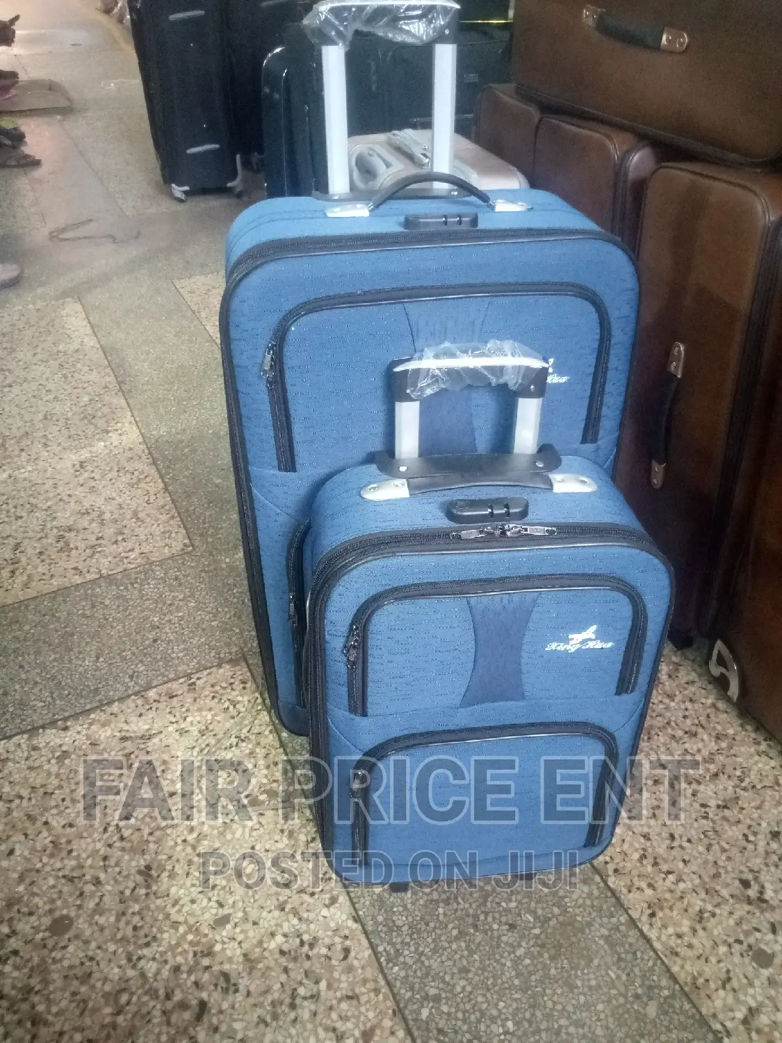 Cloth Suitcase.Medium.( Blue)