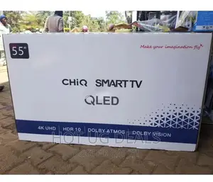Chiq 55" Inch Uhd Led Smart Tv Youtube, Netflix