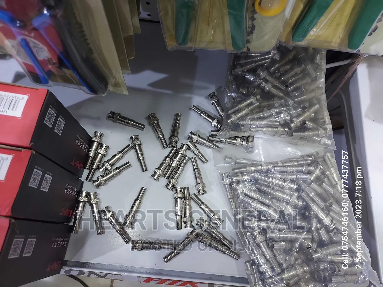 BNC Connectors for CCTV Cameras