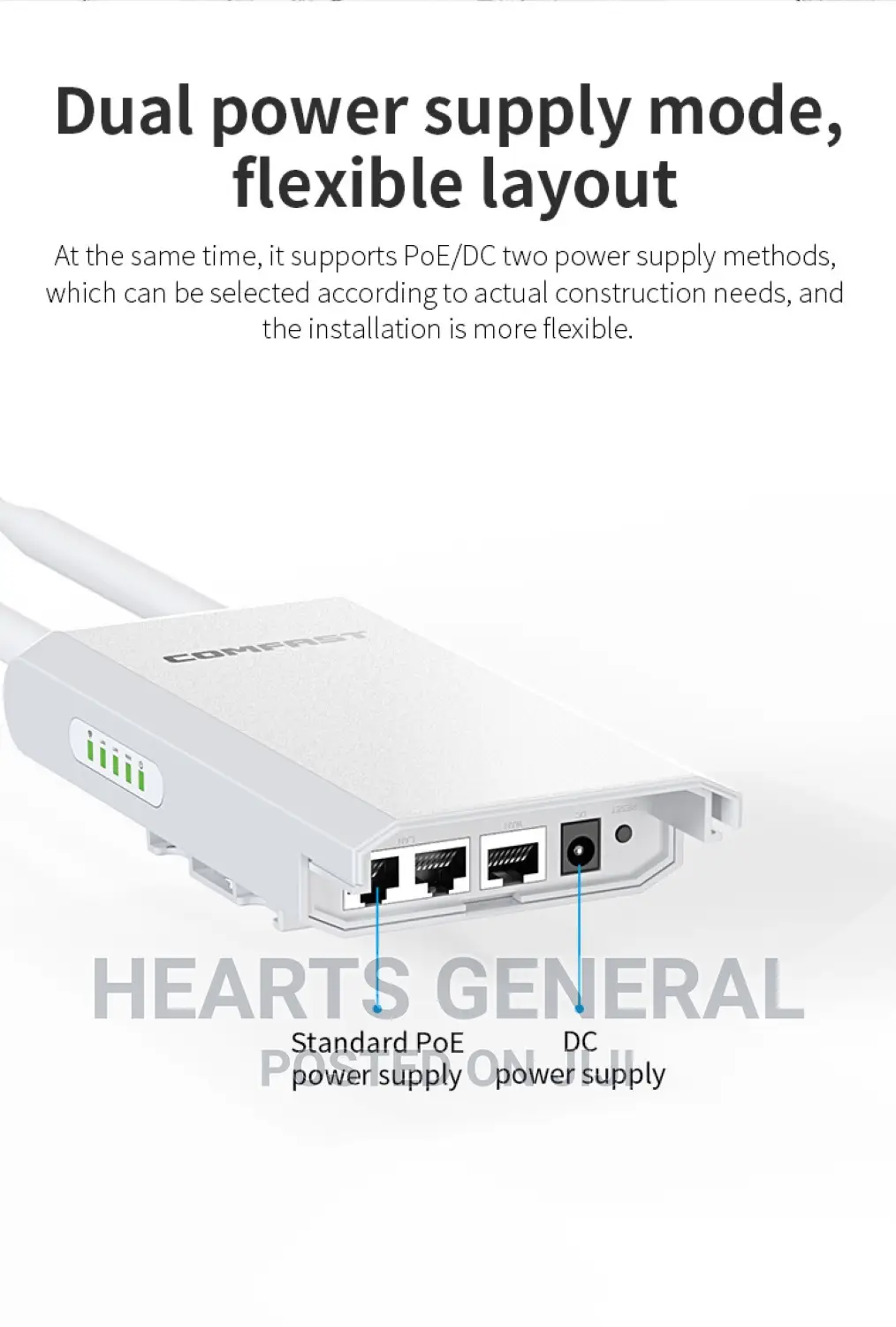 Outdoor Wireless Access Point 300mps ( Comfast )