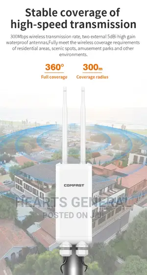 Outdoor Wireless Access Point 300mps ( Comfast )