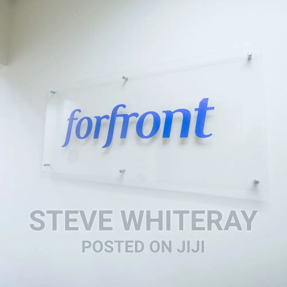 Office Transparent Wall Logo, and Acrylic